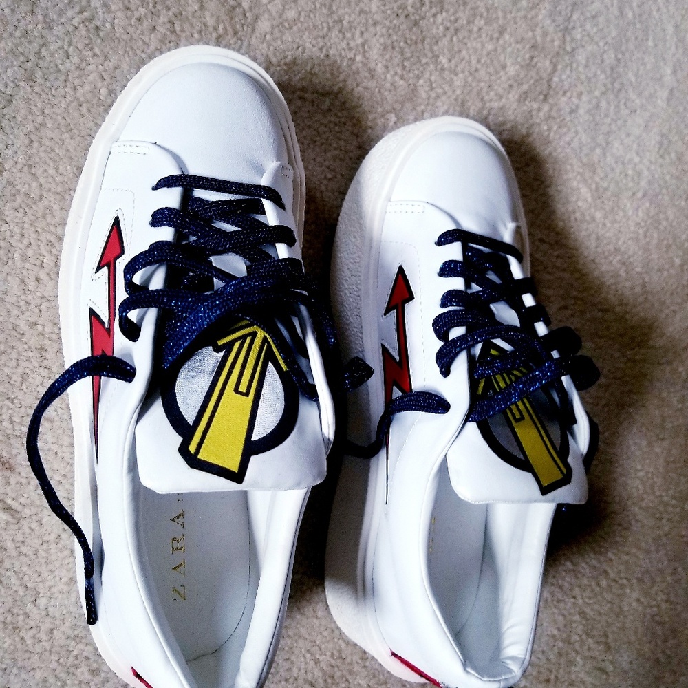 Brand NEW Zara Platform Sneakers